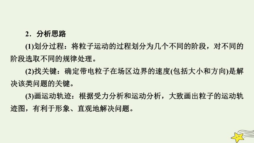 新高考2023版高考物理一轮总复习第9章专题强化9带电体在叠加场和组合场中的运动课件(共31张PPT)