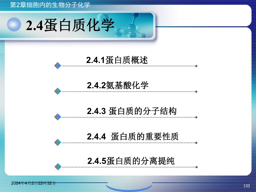 2.4蛋白质化学 课件(共65张PPT)- 《环境生物化学》同步教学（机工版·2020）