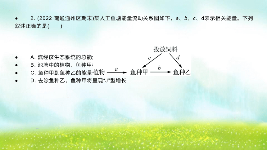 【二轮专题课件】专题6 生物与环境 第2讲 生态系统与环境保护(共65张PPT)