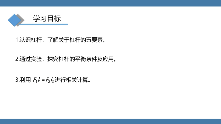 人教版八年级物理下册课件 (共24张PPT) 12.1 第1课时   杠杆及其平衡条件