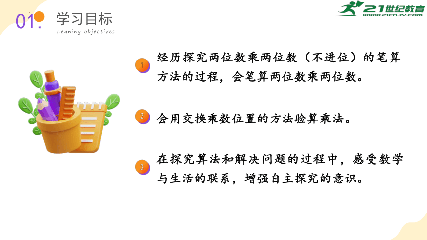 1.2 两位数乘两位数的笔算（不进位）课件(共28张PPT)-三年级数学下册同步精品系列（苏教版）