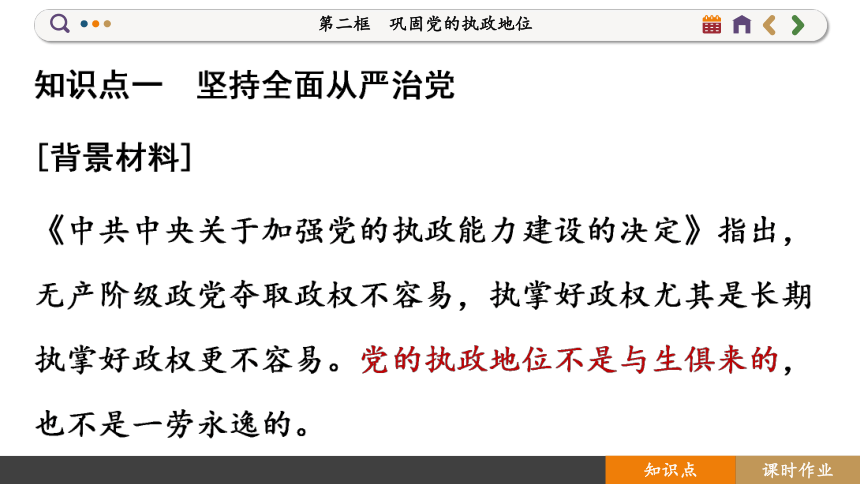 【核心素养目标】 3.2 巩固党的执政地位 课件(共112张PPT) 2023-2024学年高一政治部编版必修3