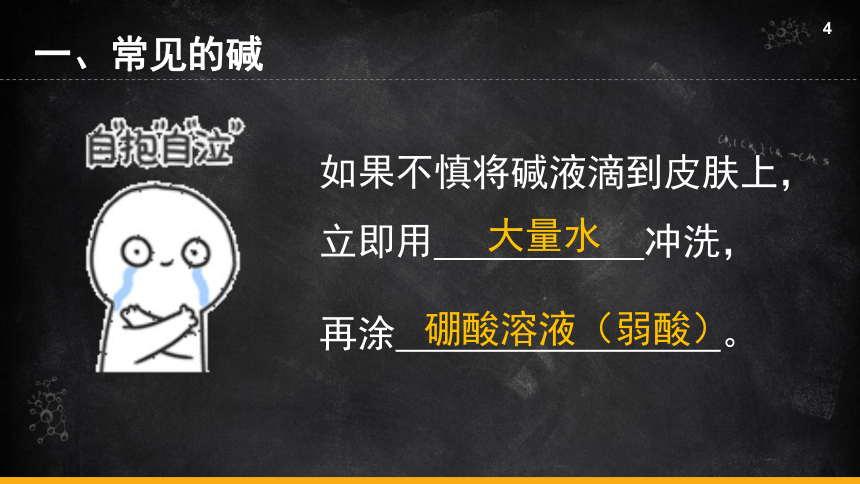 九年级化学人教版下册第十一单元  《常见的碱及碱的化学性质》复习课件（21页）