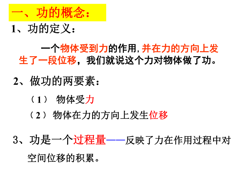 4.1 功 课件 -2022-2023学年高一下学期物理粤教版（2019）必修第二册(共42张PPT)