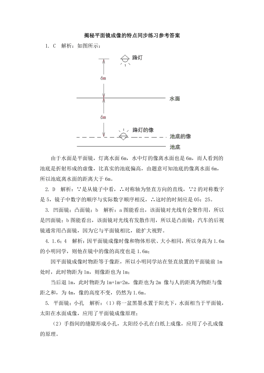 物理八年级上册3.3-4探究平面镜成像特点-探究光的折射规律（共3份有答案） 同步练习-沪粤版