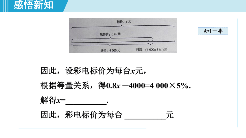 湘教版七年级上册数学 第3章 一元一次方程 3.4.3用一元一次方程解销售、储蓄问题 课件（共22张PPT）