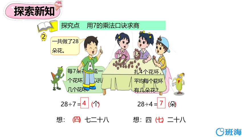 苏教版（新）二上-第六单元 1.2 用7的乘法口诀求商【优质课件】