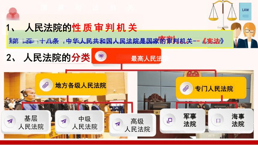 6.5 国家司法机关 课件（21张PPT）