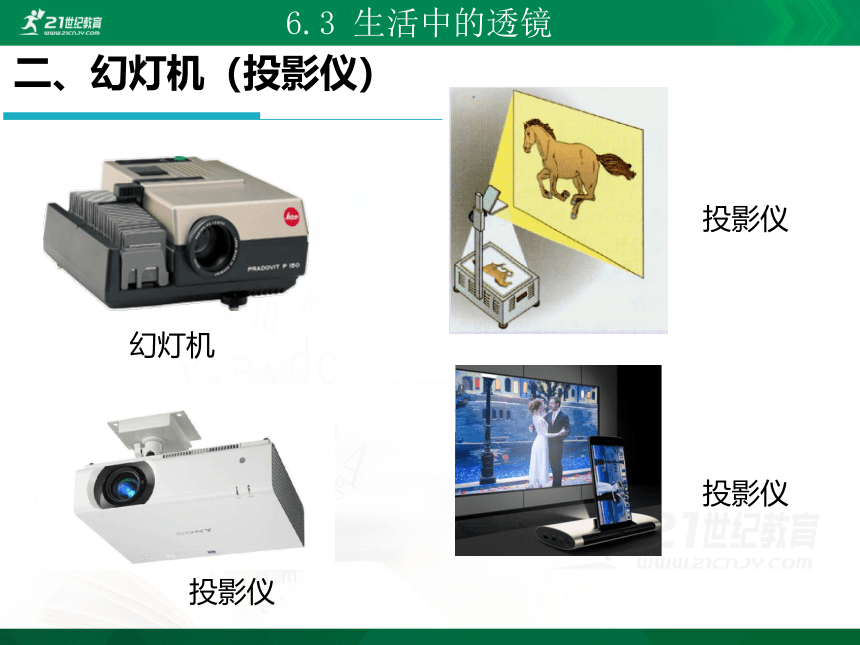 北师大版 八年级物理下册 6.3 生活中的透镜 课件(共14张PPT)+内嵌视频