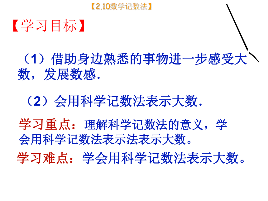 2021-2022学年北师大版数学七年级上册2.10科学计数法 课件（共17张PPT）