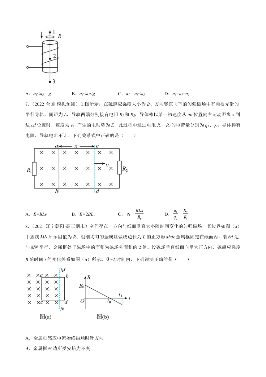 第二章 电磁感应及其应用 章末复习与训练（word版含答案）