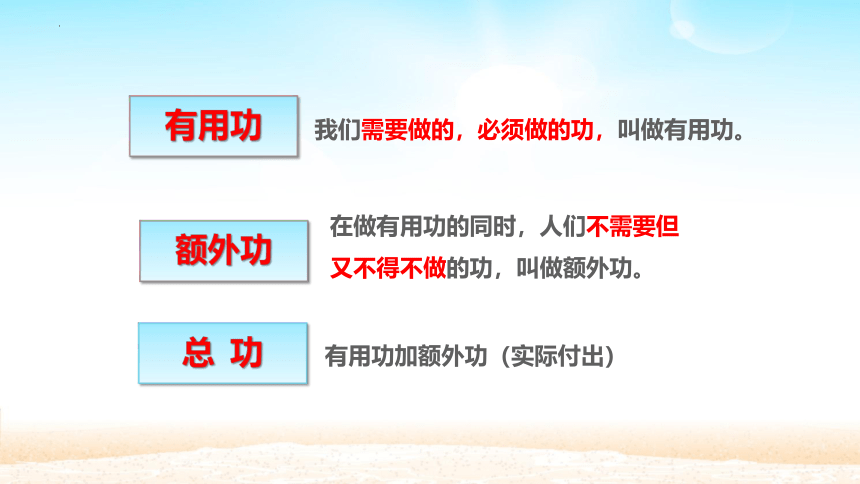 12.3机械效率(共20张PPT)2022-2023学年人教版物理八年级下册