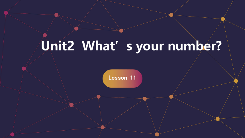 Unit 2 What’s your number？ Lesson 11 课件(共24张PPT)