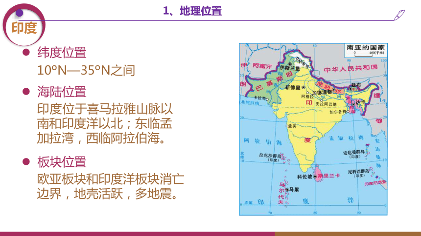 8.3印度 课件(共26张PPT内嵌视频)2022-2023学年商务星球版地理七年级下册