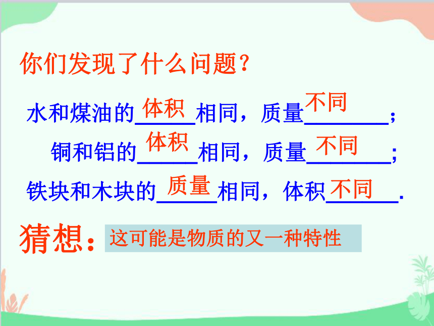 北师大版物理八年级上册2.3学生实验：探究——物质的密度课件(共21张PPT)