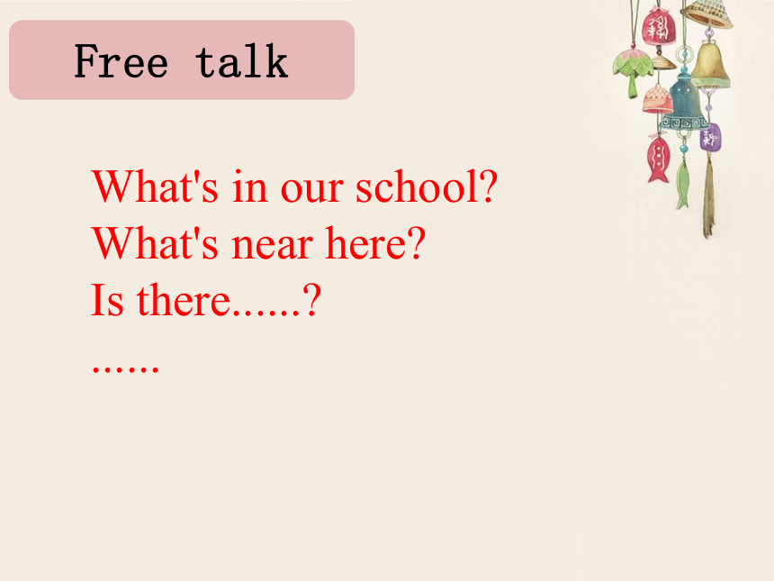 Lesson 6 Is there a library near here？Let'stalk 课件（共10张PPT）