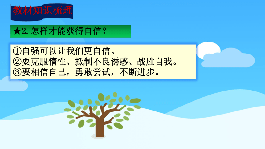 【新课标】2023年中考道法一轮复习专题二十二：自信自强 积极向上（课件）(共41张PPT)