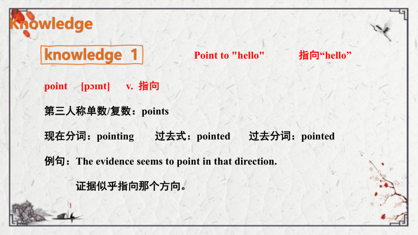 Module 3 Unit 1 Point to the door课件（21张PPT)