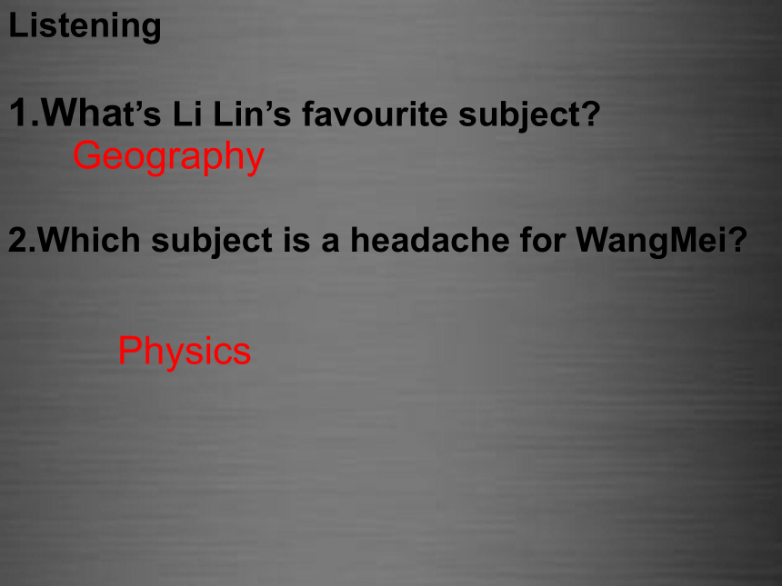 Unit 2 Lesson 9 I Don’t Want to Miss Geography课件(共12张PPT)