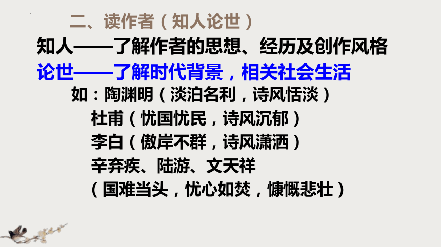 2022届高考语文复习之如何读懂诗歌课件（36张PPT）