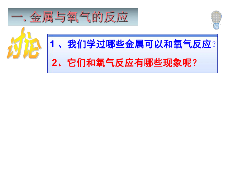 鲁教版  九年级下册 化学9.2金属的化学性质课件（30张PPT）