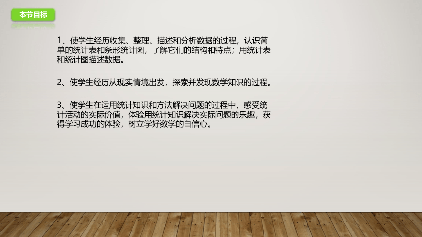 苏教版四年级上册数学第4单元统计表和条形统计图（一）课件(共18张PPT)