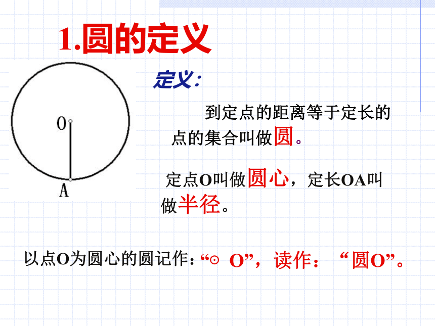 苏科版九年级上册数学课件：2.1圆的基本元素（22张PPT）