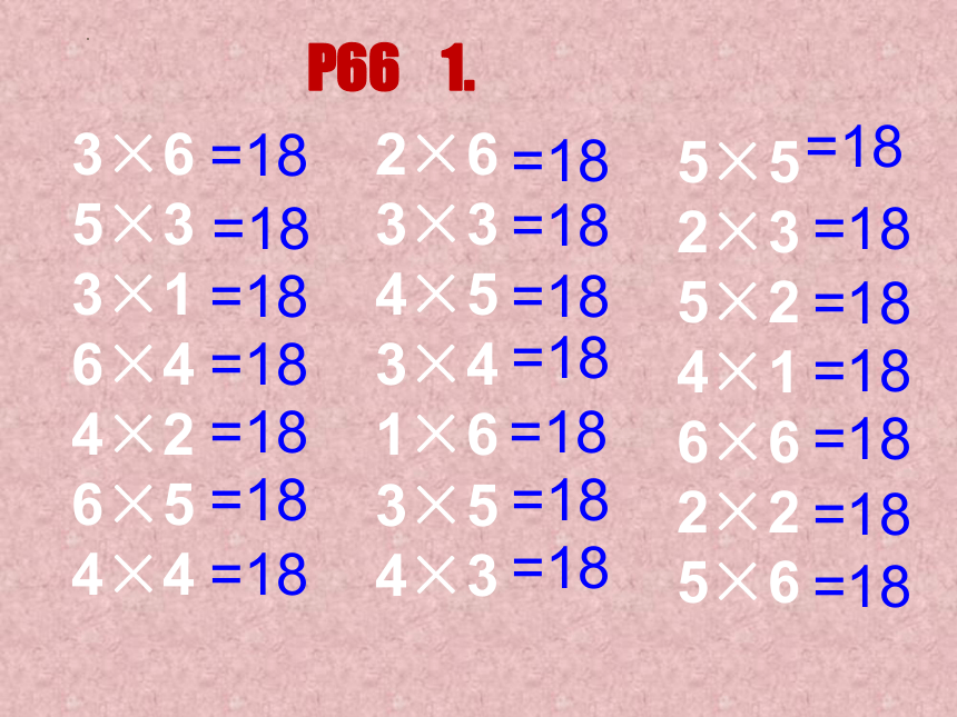二年级上册数学人教版乘法的整理和复习（课件）(共35张PPT)