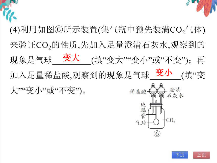 【人教版】化学九年级全一册 第六单元小结--《碳和碳的氧化物》习题课件