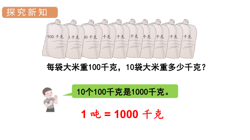 人教版三年级数学上册3.3吨的认识课件（18张PPT)