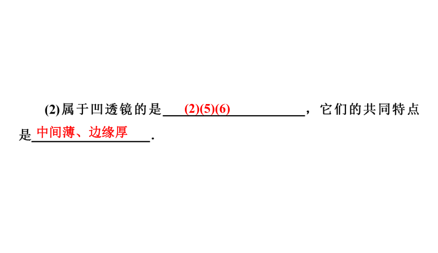 5.1透镜（习题PPT））2021-2022学年八年级上册物理人教版(共24张PPT)