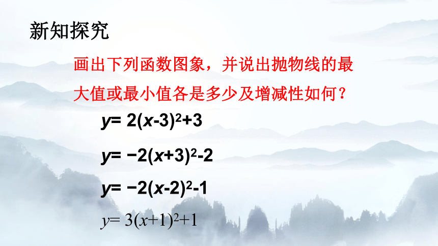 2022年秋京改版数学九年级上册 19.3二次函数的性质 课件（共13张PPT）