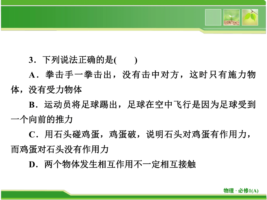 教科版（2019）必修 第一册第三章 相互作用 复习课2 力复习课 课件（共37张PPT）