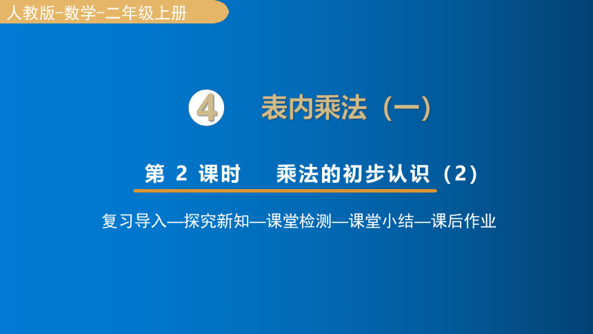 人教版数学二年级上册4 乘法的初步认识 (2)课件（27张PPT)