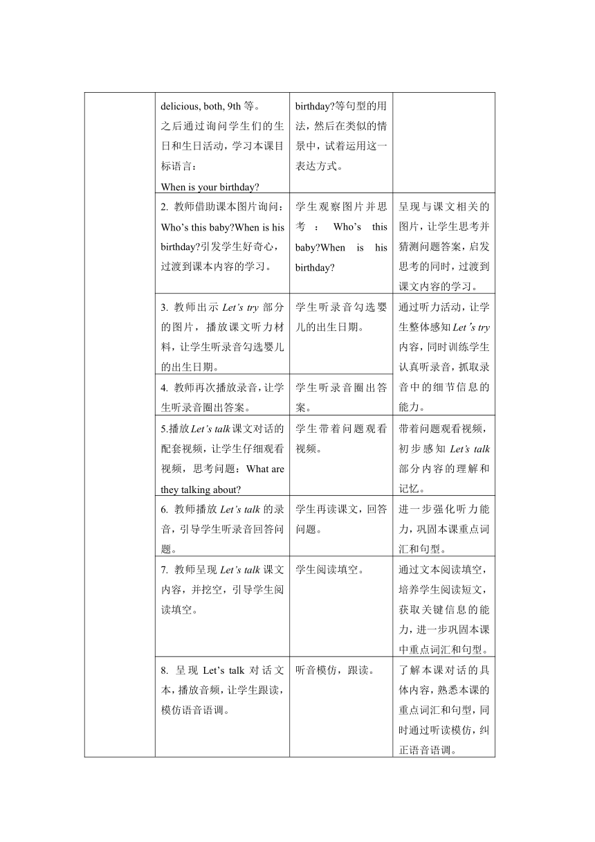 Unit 4 When is the art show ？Part B Let’s talk教案