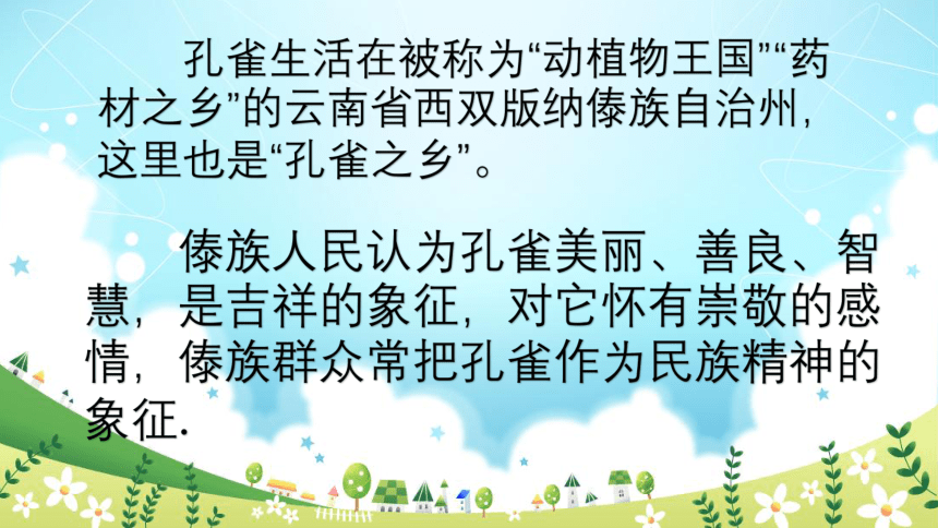 人音版（五线谱）二年级上册音乐 9.2 金孔雀轻轻跳  课件(共18张PPT)