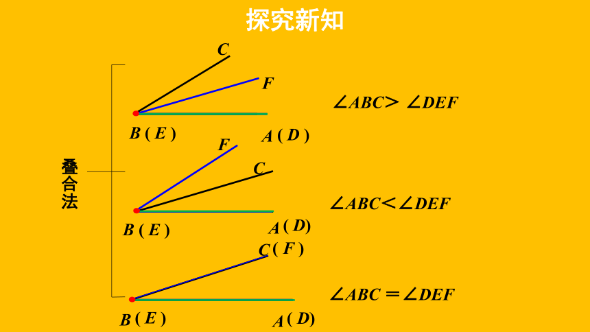 北师大版七年级上册4.4角的比较 课件(共31张PPT)