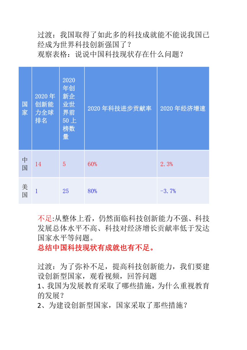 2.2 创新永无止境 教案