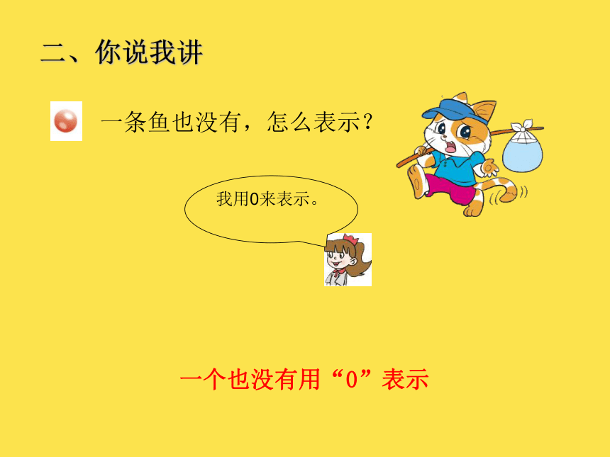 青岛版小学数学一年级上 1.2 0的认识 课件(共15张PPT)