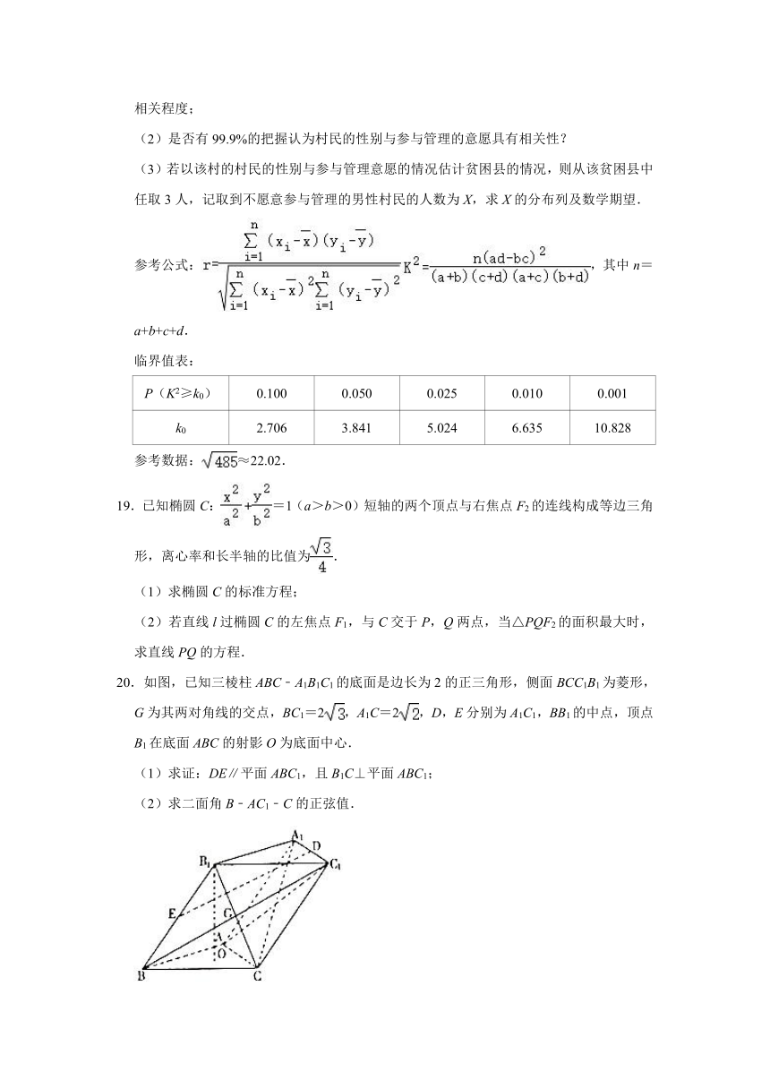 2021年内蒙古包头市高考数学一模试卷（理科）（Word解析版）