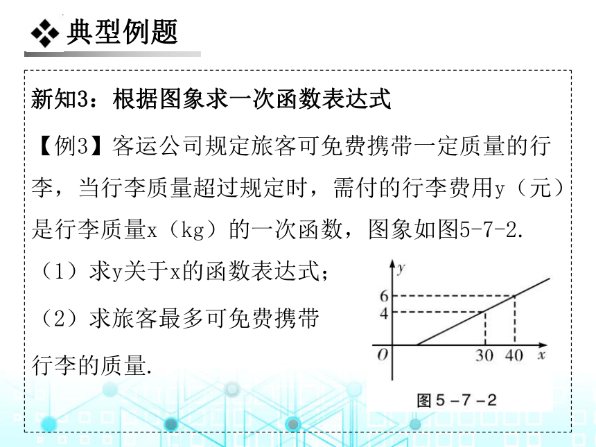 北师大版数学八年级上册 5.7  用二元一次方程组确定一次函数表达式课件（32张PPT）