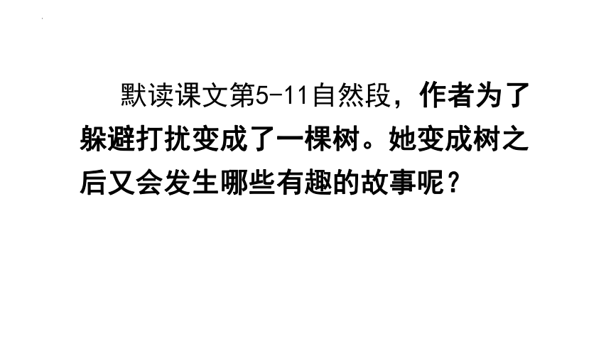 17 我变成了一棵树 课件(共20张PPT)