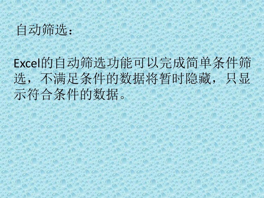 冀教版七年级全册信息技术 14.数据筛选 课件（14ppt）