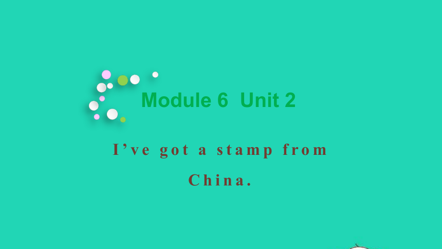 外研版六年级英语上册Module6 Unit2 I've got a stamp from China教学课件
