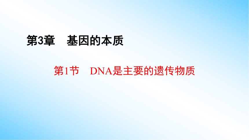 【课件版学案】3-1 DNA是主要的遗传物质 人教版2019必修2(共58张PPT)