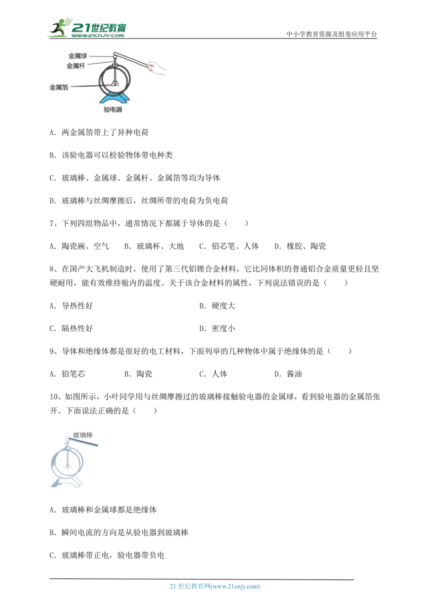 沪科版九年级物理 第20章 能源、材料与社会 专题练习试卷(含答案解析)