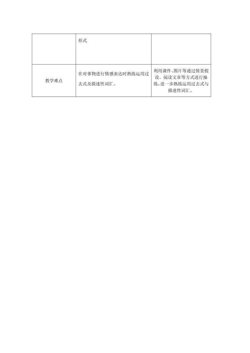 人教版七年级下册 Unit 11 How was your school trip？ Section B 2a-2c 教案（表格式）