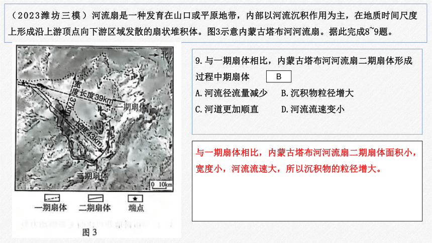 2023届山东省潍坊市高考第三次地理模拟考试 评课课件（24张）