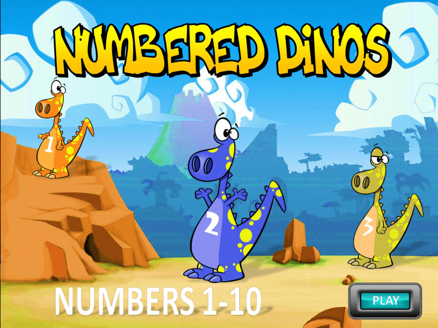 小学英语课堂游戏之 numbered-dinos 课件(共21张PPT)