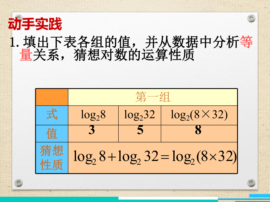 北师大版高中数学必修1第三章4.1 对数的运算性 课件(共27张PPT)